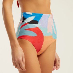 Mara Hoffman XS Lydia Bikini Bottom - Agave Print
